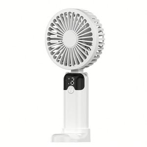 Nouveau ventilateur portable mini USB X418 avec logo personnalisé, pliable, sans pales, alimenté par batterie, léger, pour étudiants et voiture, en plastique - Product Image 1