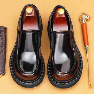 Botas de Vestir de Cuero Vacuno Originales para Hombre 2025, Impermeables, Transpirables, Diseño de Punta de Ala, Casuales, de Negocios, Formales, para Oficina, Trabajo, Boda - Product Image 2