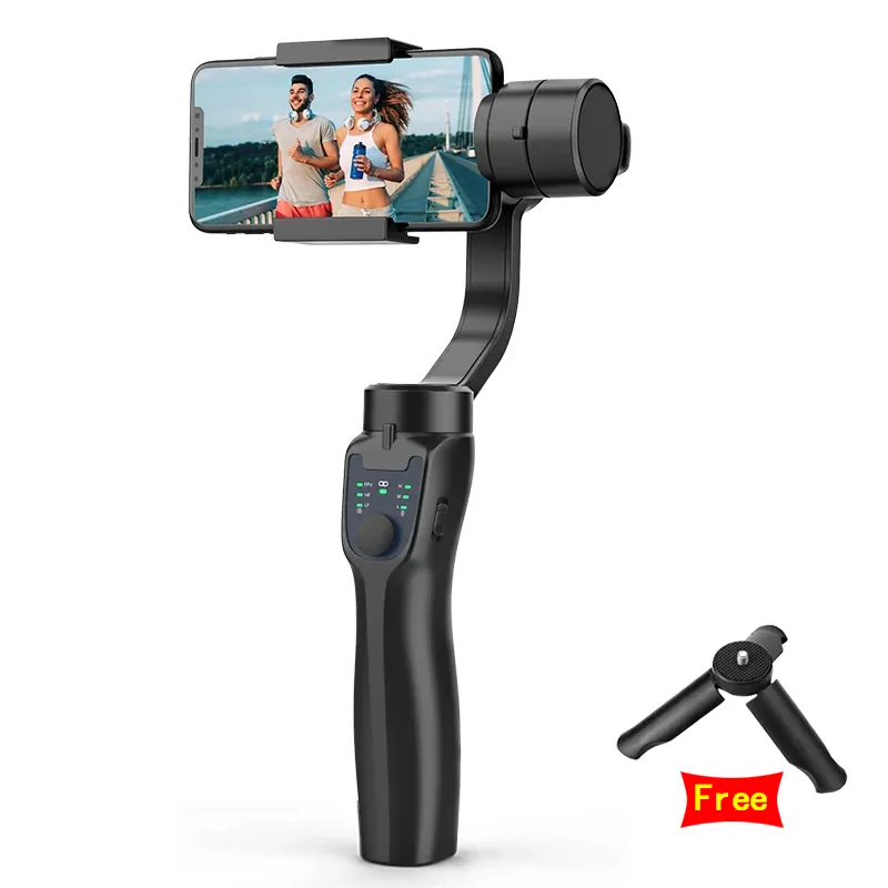 Factory Supply Smooth 3 Axis Gimbal Stabilizers For Mobile And Action Camera With Long Lifetime