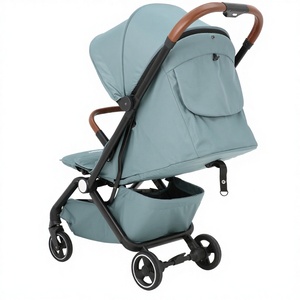 <span class=keywords><strong>Poussette</strong></span> de <span class=keywords><strong>voyage</strong></span> <span class=keywords><strong>ultra</strong></span> compacte et légère en alliage d'aluminium et tissu, pliage à une main, certifiée EN1888-2, capacité de charge de 22 kg - Product Image 5