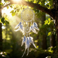 Hot Creative Ins Dreamcatcher Feather-hanger, windgong hangend ornament, Valentijnscadeau Grensoverschrijdende groothandel