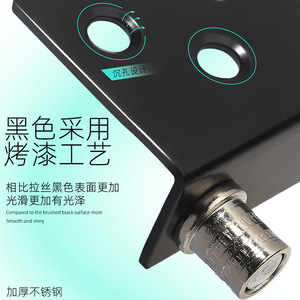 บานพับสแตนเลสแบบซ่อน หมุนได้ 180 องศา สำหรับชุดอุปกรณ์ประตูตู้ - Product Image 4