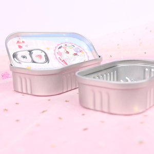 Lattine di metallo rimovibili personalizzate di grande capacità personalizzabili motivi placcato superficie per la conservazione di piccoli oggetti amore - Product Image 6