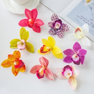 Orquídeas Decorativas de Látex Real Touch de 8 cm, Cabeza de Flor de Orquídea Artificial para Pared Floral - Product Image 4