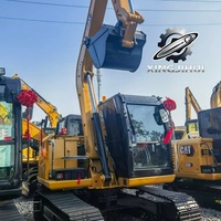 Mini-excavatrice sur chenilles Cat 307 à bas prix, durable, 7 tonnes, compacte, pour la construction urbaine et les opérations sur sites étroits