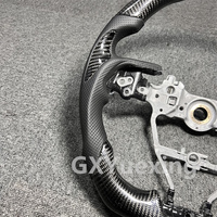 Volant en fibre de carbone véritable Volant sport personnalisé pour Toyota Camry Corolla
