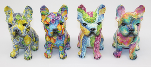 Figuras de Perros de Colores Vibrantes, Artesanías de Resina, Lindas y Populares - Product Image 3