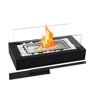 Modern Outdoor <strong>Portable</strong> <strong>Fire</strong> <strong>Pit</strong> New Indoor Tabletop Fireplace for Patio Balcony Living Room Table Home Decor - Product Image 1