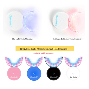 Glorysmile Chuyên Nghiệp Răng Làm Trắng Kit Private Logo Non Peroxide Không Dây Màu Xanh Ánh Sáng Răng Làm Trắng Tại Nhà - Product Image 4