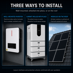 Set Energetico Residenziale Montabile a Parete o con Ruote, Capacità e Configurazione Concordati nel Tuo Preventivo - Product Image 3