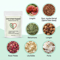 Sachet de thé instantané apaisant de qualité supérieure pour le soulagement du stress et la relaxation avant le sommeil, granules d'herbes hydrosolubles