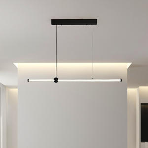 2024 Bar Éclairage Front Desk <span class=keywords><strong>Restaurant</strong></span> Bureau Noir Led Suspension Moderne Suspendue - Product Image 3