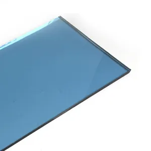4mm renkli açık mavi Ford mavi Float cam