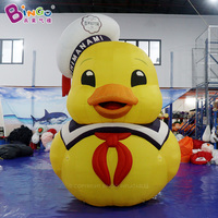 Modèle de canard gonflable géant jaune personnalisé pour piscine, publicité extérieure, canard en caoutchouc flottant pour l'eau