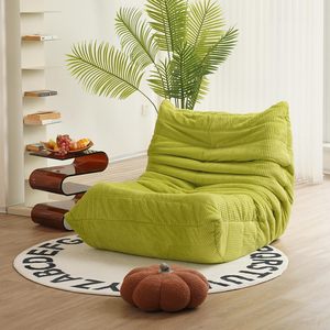 Wholesale L-Shaped Frameless <b>Bean</b> <b>Bag</b> Chair-Modern Fabric High-Density Compressed Foam Design for Living Rooms - Product Image 1