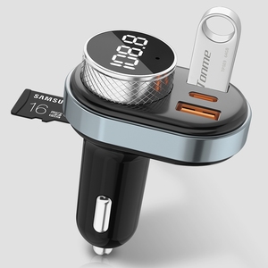 เครื่องชาร์จในรถยนต์ระบบบลูทูธ3A Dc 5V,เครื่องเล่นแฮนด์ฟรี <span class=keywords><strong>Mp3</strong></span>ชุดเครื่องเสียงในรถยนต์ Usb Tf บลูทูธ Fm เครื่องส่งสัญญาณ - Product Image 3