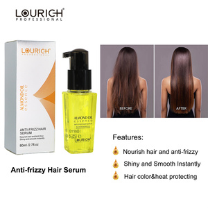 Suero para el cabello con aceite de argán profesional Lourich, reestructura el cabello, nutre, repara el cabello dañado, deja el cabello suave, brillante y brillante - Product Image 4