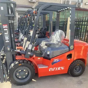 Heli Forklift 3.5 t diesel forklift Used High quality chinese brand cheap price forklift in good condition on sale