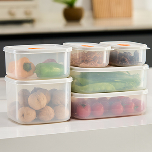 Dành cho người lớn trường Bento Hộp Ăn Trưa 0.27L 0.65L 0.85L 0.95L nhựa thực phẩm lưu trữ container đơn giản thực phẩm lưu trữ hộp - Product Image 1