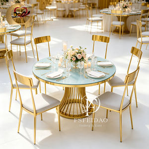 Luxury Stainless Steel Throne Wedding <b>Chairs</b> for Banquet Hall Restaurant For Events - Product Image 6