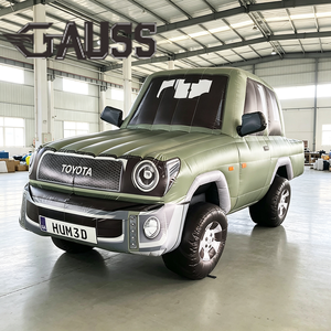 Camion blindé gonflable Hummer personnalisé et durable / Réplique de véhicule gonflable publicitaire en PVC / Réplique de char gonflable tactique pour la dissimulation - Product Image 1