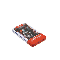 Boîtes rectangulaires en étain personnalisées et ornées de logos, contenants de rangement pour crayons et cartes de qualité alimentaire