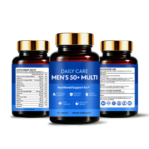 Comprimés multivitaminés pour hommes de plus de 50 ans, vitamine A, folate, biotine, capsules, soutient la <span class=keywords><strong>santé</strong></span> de la prostate, du cœur, l'énergie, l'immunité - Product Image 3
