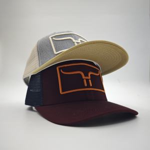 Gorra Richardson 112 de malla lisa con cierre a presión, de poliéster/algodón, deportiva, moderna, con logo bordado, estilo hip hop, lisa, tipo trucker, de alto rendimiento. - Product Image 4