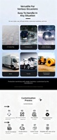 Feu arrière universel à LED pour camion, étanche, antichoc, avec fonctions de frein, clignotant et marche arrière, pour remorque et véhicule de transport