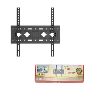 Soporte de pared de TV inclinable, venta al por mayor, directo de fábrica, soporte LCD LED Universal para soporte de estante de TV, Soporte de 26-65 pulgadas <span class=keywords><strong>VESA</strong></span> 400*400 - Product Image 1