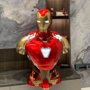 Di alta qualità Anime a grandezza naturale eroe <span class=keywords><strong>Iron</strong></span> Man MK85 MK7 MK50 busto ufficio decorazione per la casa regalo statua in resina - Product Image 6