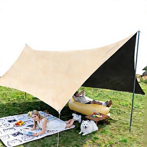 Toldo de Lona para Exteriores, Impermeable, Protector Solar, Portátil, con Forma de Mariposa Hexagonal, para Verano - Product Image 1