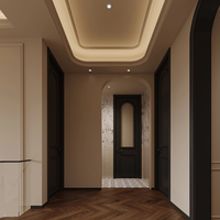 Service de design d'intérieur de villa de luxe à la française, rendu 3D et projet clé en main, solution architecturale personnalisée tout-en-un