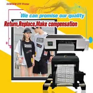 (Grande promoção) dom sem nova a3 pet filme dtf impressoras para diy transferência de calor personalizada camiseta impressa máquina