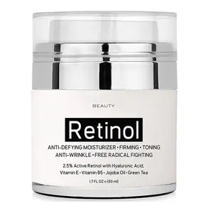 निजी लेबल के साथ एंटी एजिंग फेस क्रीम retinol क्रीम विटामिन चेहरा whitening क्रीम