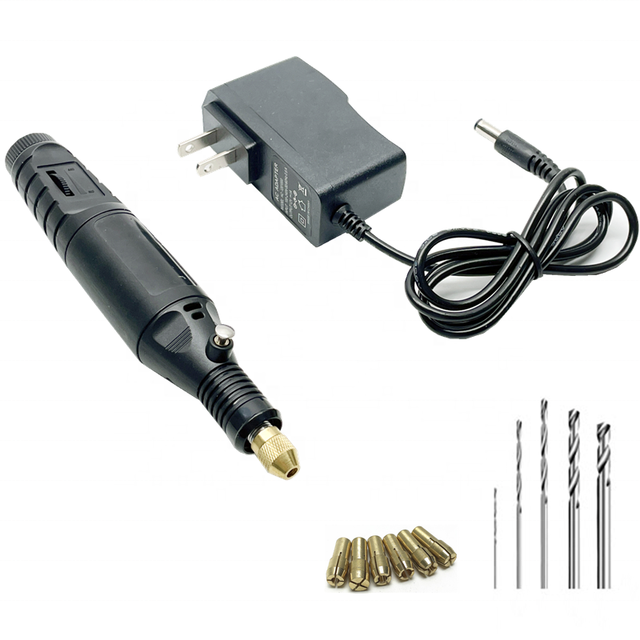 12V Adjustable Speed Mini Electric Drill Handheld Engraving Pen for Jewelry Polishing and DIY Tool Miniature Electric Grinder