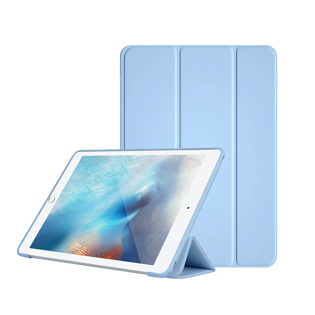 Leather Sleeve Tri-fold Stand Tablet Shockproof Flip Cover Case For Apple iPad Air Pro MINI 3 4 5 6 7 8 9 10