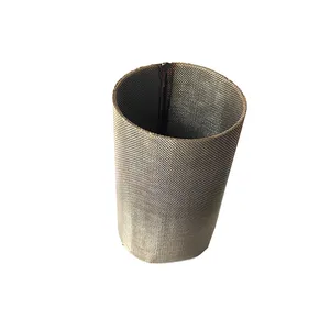 Stainless steel mesh cylinder 10 20 30 40 50 100 200 300 400 micron stainless steel sintered mesh filter elements