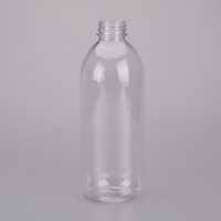 Bouteilles de jus en plastique 32 Oz avec couvercle, vente en gros de jus transparent en PET, grande bouteille d'emballage de jus, bouteille originale d'impression d'écran SG D-18