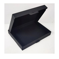 Boîte en papier avec logo personnalisé, boîte d'emballage en papier, boîte cadeau rigide de style livre, noir mat, pour emballage de luxe