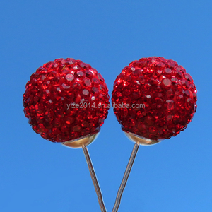 Boules rondes en cristal coloré, livraison gratuite, strass pavé, pour Bracelet, bricolage, taille 4mm — 12mm - Product Image 4