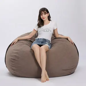 New design stone shape armchair relaxing 5FT bean bag covers with filling