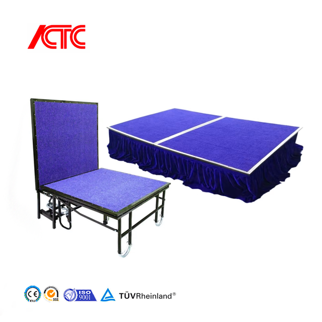 Portable Aluminum Alloy Foldable Modular Movable Stage with CE Certification for Wedding Party Events