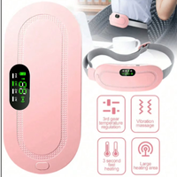 Ceinture chauffante portable pour massage abdominal et lombaire, soulagement des douleurs abdominales