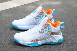 Nuovo Modello Estivo di Scarpe da Basket in Rete per Adolescenti e Giovani Adulti, Adatte per Giocare su Superfici in Cemento durante l'Allenamento - Product Image 5