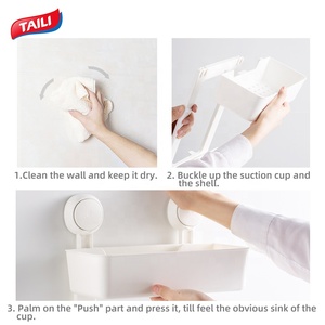 Taili, toallero de papel de película de plástico multifunción, organizador de almacenamiento, estante de <span class=keywords><strong>pared</strong></span> de <span class=keywords><strong>cocina</strong></span> para el hogar, accesorio - Product Image 4