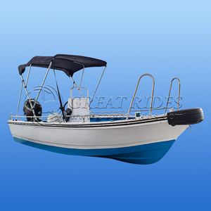 Approvisionnement d'usine Petit bateau de pêche 4 personnes 4.8M/16Ft Bateau en fibre de verre avec le meilleur <span class=keywords><strong>prix</strong></span> - Product Image 2