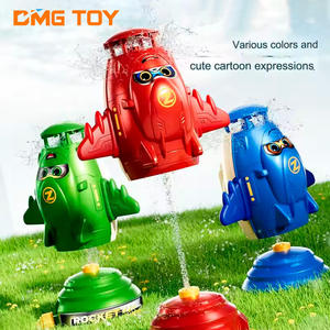 Lanzador de vuelo de cohete de chorro de agua giratorio para exteriores de verano para niños, lanzador de vuelo de cohete espacial EVA para 2-4 años, juego certificado CPC - Product Image 3