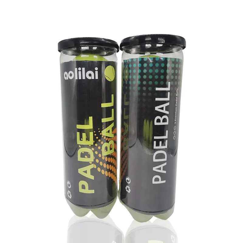 Atacado bolas de padel para treinamento de tênis, tubos de bola de padel personalizados para treinamento de tênis, pelotas de padel