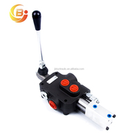 Vanne de commande directionnelle monobloc hydraulique pneumatique pilotée série P80 80L/min, personnalisée pour tracteurs et machines agricoles
